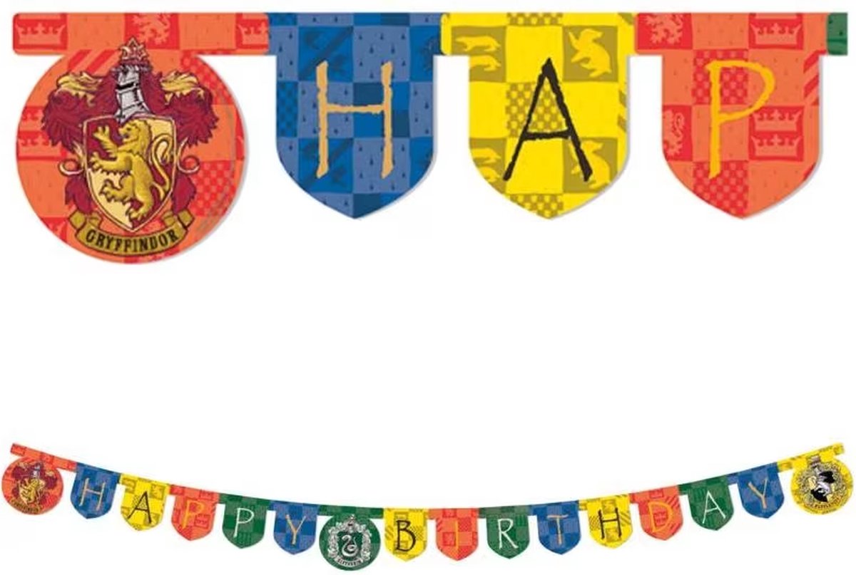 Procos Slinger Harry Potter Happy Birthday 2 Meter Papier