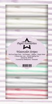 Paper Favourites Watercolor Stripes Slimline Paper Pack (PFS019)