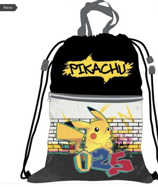 Pokémon Luxe Swim Bag / Sac à dos / Sac de sport - Noir | bol