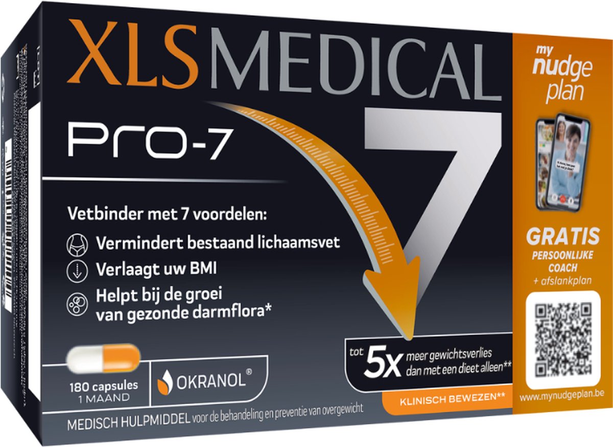 XLS Medical Perte de Poids Réducteur de Graisses 120 Comprimés