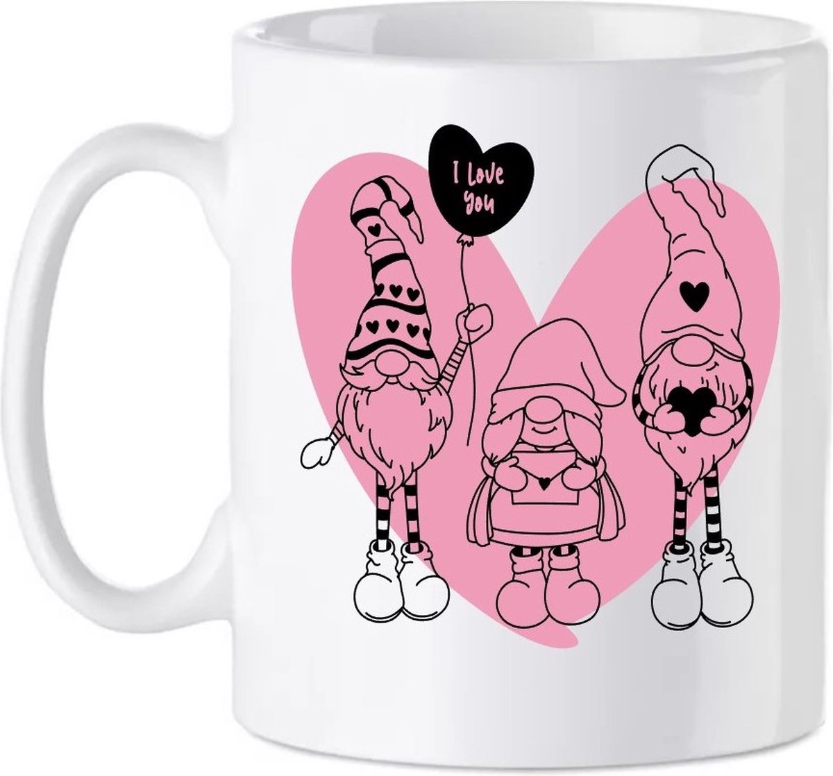 Koffie beker - hart - kabouters - grooms - liefde