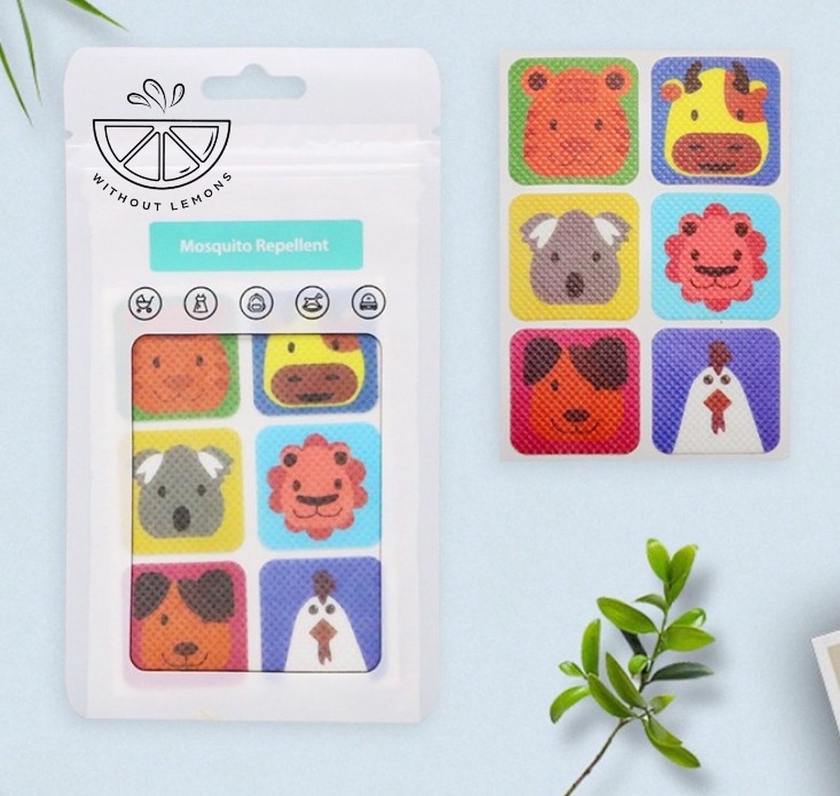 Goedkoopste Without Lemon - Muggen stickers - Set van 60 stuks - Anti-muggen stickers - Citronella Stickers - Muggenwerende Mosquito Patch - Set A
