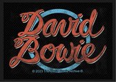David Bowie - Logo Patch - Zwart