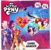 My little pony Swirl Hanger - Spiraalhanger - verjaardagslinger - 3 stuks in 1 zakje