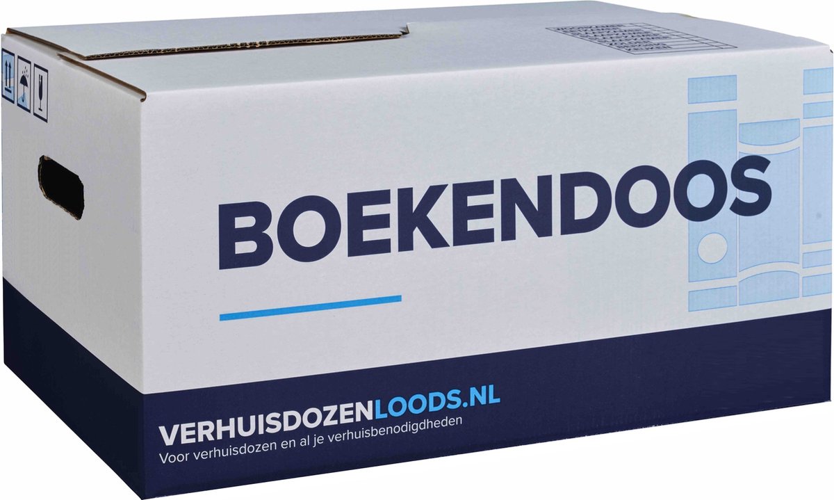 Boekendozen Professioneel - 40 stuks - 37 Liter - KlikKlak Verhuisdoos - Zelfsluitend - Dubbel golf karton - Extra Sterk - 60kg draagvermogen