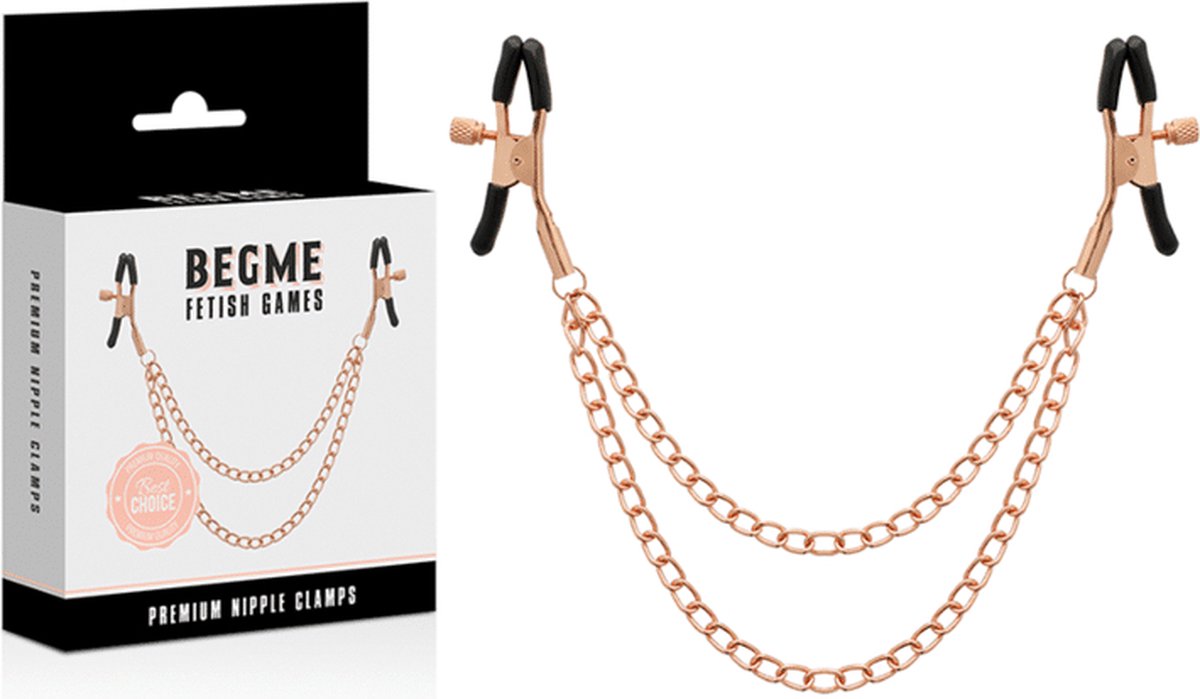 Goedkoopste BEGME BLACK EDITION | Begme Black Edition Premium Nipple Clamps
