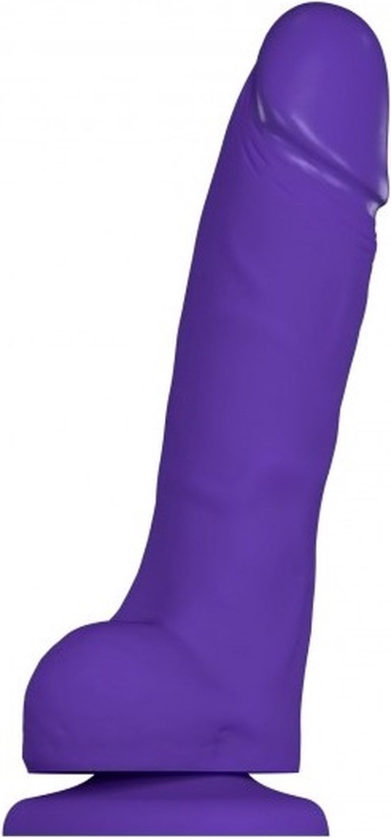 Goedkoopste Strap-On-Me - Soft Realistic - Dildo Met Zuignap - Paars - Maat XL