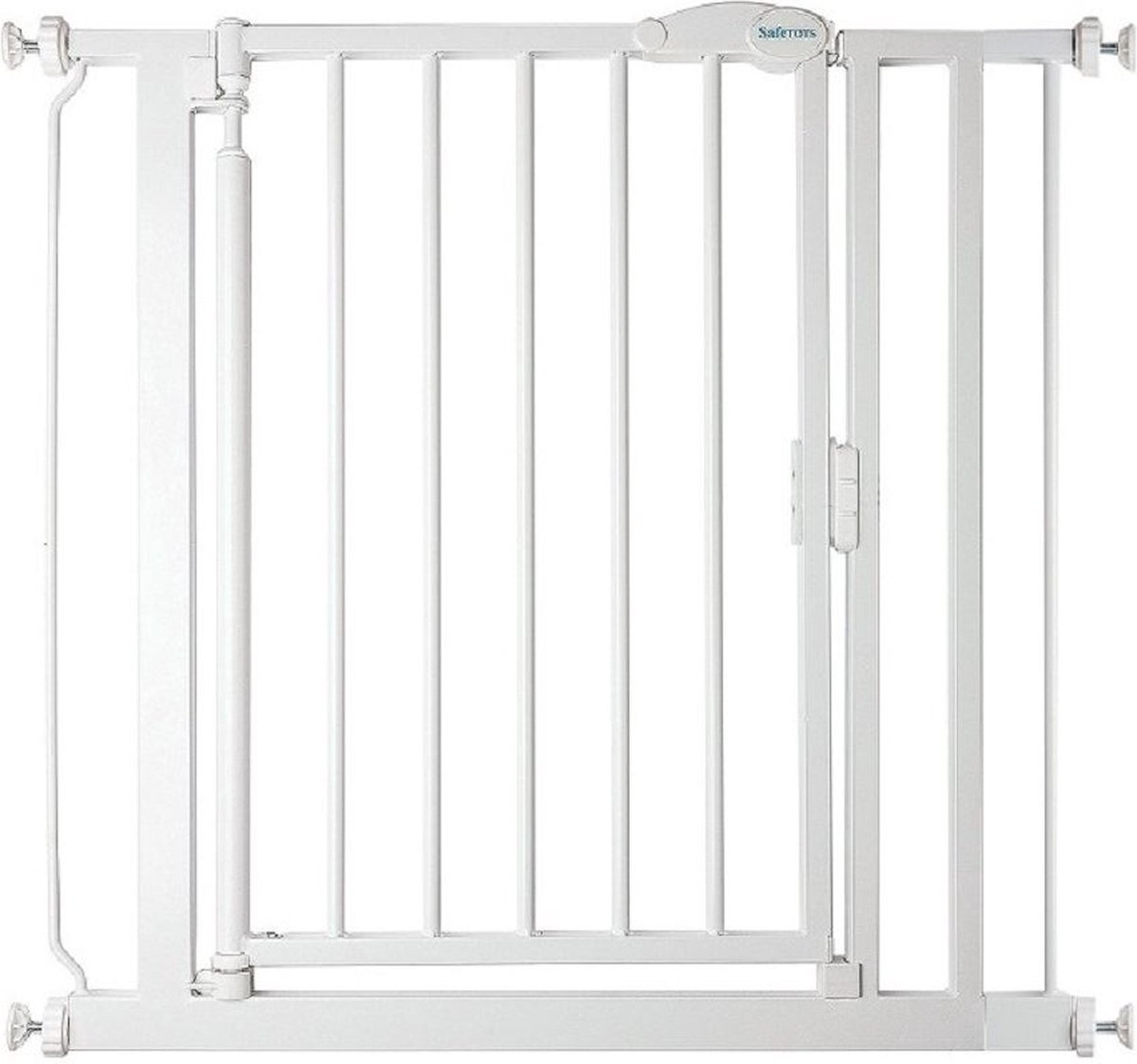 Safetots Self Closing Klemhek, Traphekje, 82,2cm - 89,2cm, Wit