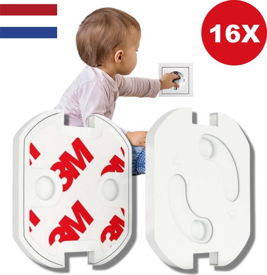 Stopcontactbeschermer 4 Stuks Wit