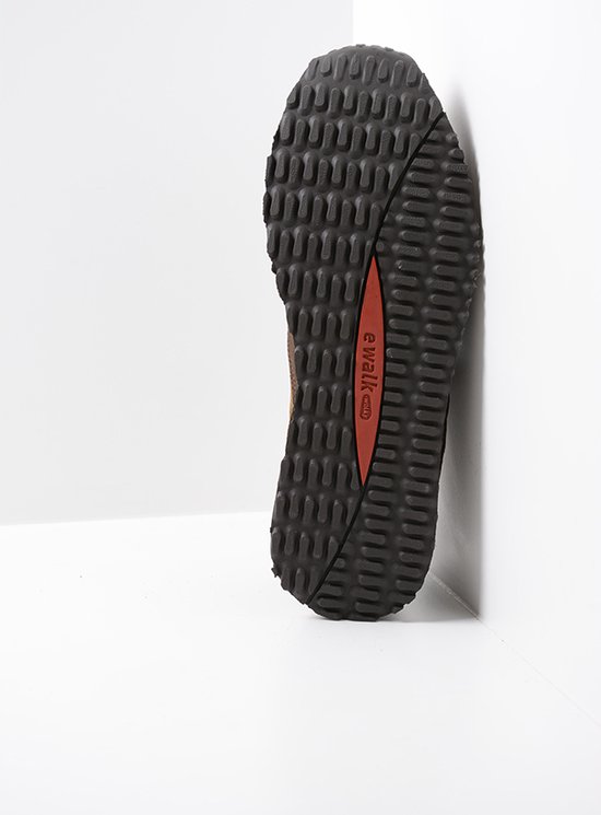 Wolky Low chaussures à lacets e-Walk cuir combiné gris-vert taupe