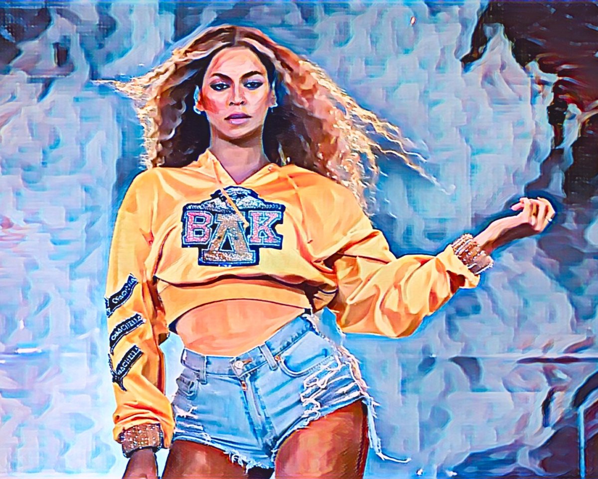 Passion For Art Beyonce 3 - Poster - 40 x 60 cm geel