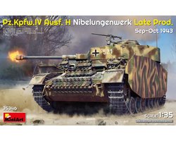 MiniArt Modelbouwpakket Militaire voertuigen - 35346 Pz.Kpfw.IV Ausf. H Nibelungenwerk - Late Prod. Sep-Oct 1943 Plastic - 1:35 -