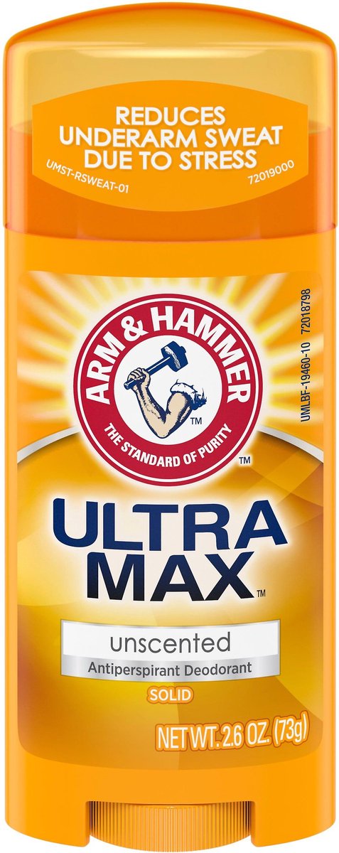 Arm & Hammer, UltraMax, Solid Antiperspirant Deodorant 73g