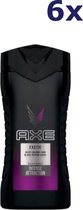 6x Axe Douchegel - Excite 250 ml