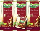 Pickwick Professional thé marocain à la menthe 25 sachets de 2 gr par carton, carton 3 cartons