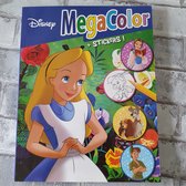 Kleurboek disney | Extra dik! | Met 25 stickers | Disney MegaColor kleur- en stickerboek | Kleurboek | Stickers | Sticker | Knutselen voor kinderen | Knutselen voor meisjes