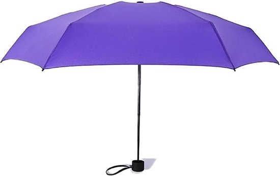 Mini Parapluie Pliable - Violet - Violet - Pluie - Automne - Parapluie
