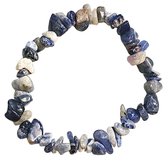 Fako Bijoux® - Armband - Little Stones - Donkerblauw