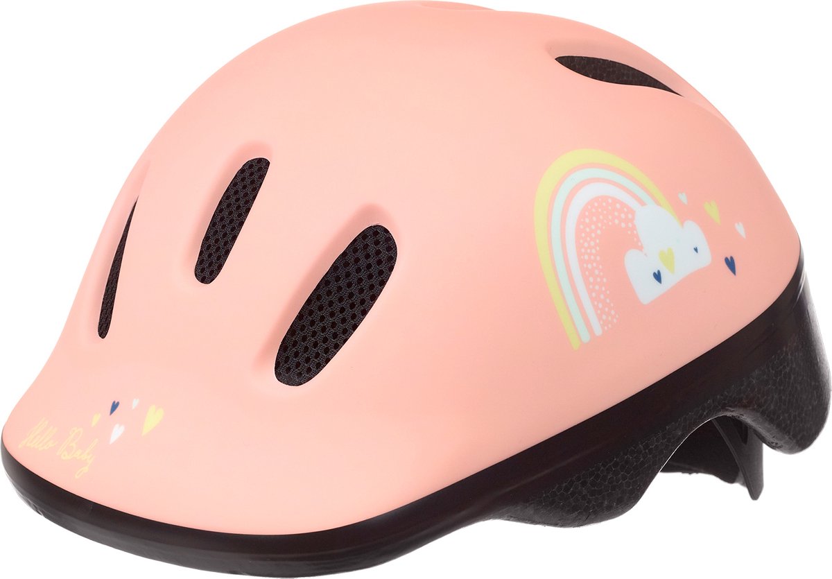 Polisport Kinderhelm XXS - Roze - Veiligheid & Comfort - 9m-3j - Insectennet - 6 Ventilatieopeningen