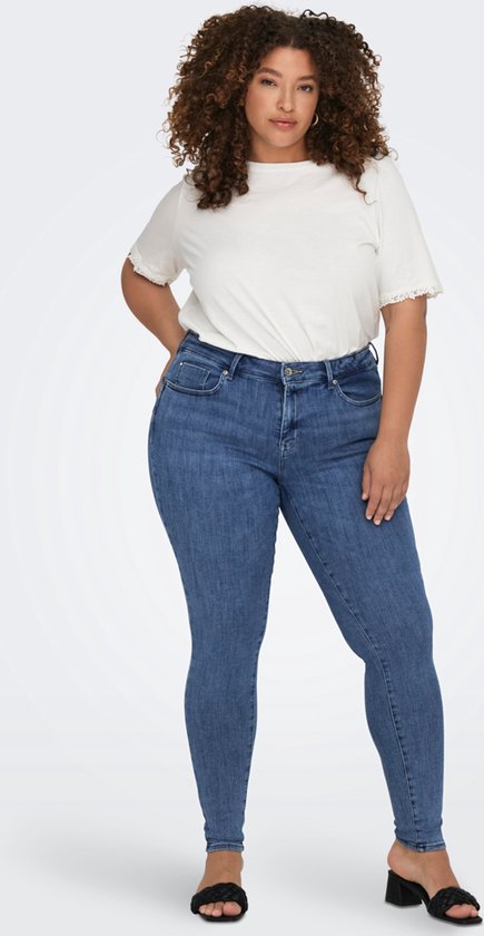 Only Dames Jeans CARPOWER REA2981 skinny Fit Blauw 50W / 32L Volwassenen