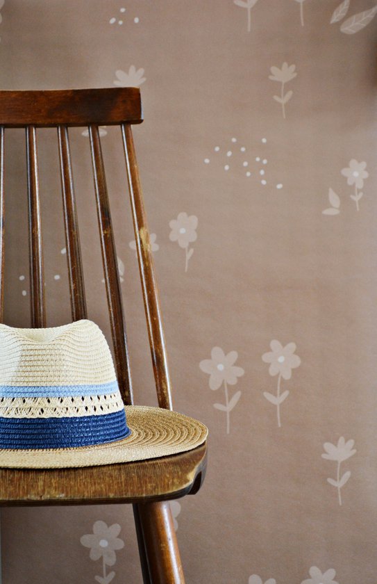 Foto: Behang bloemen