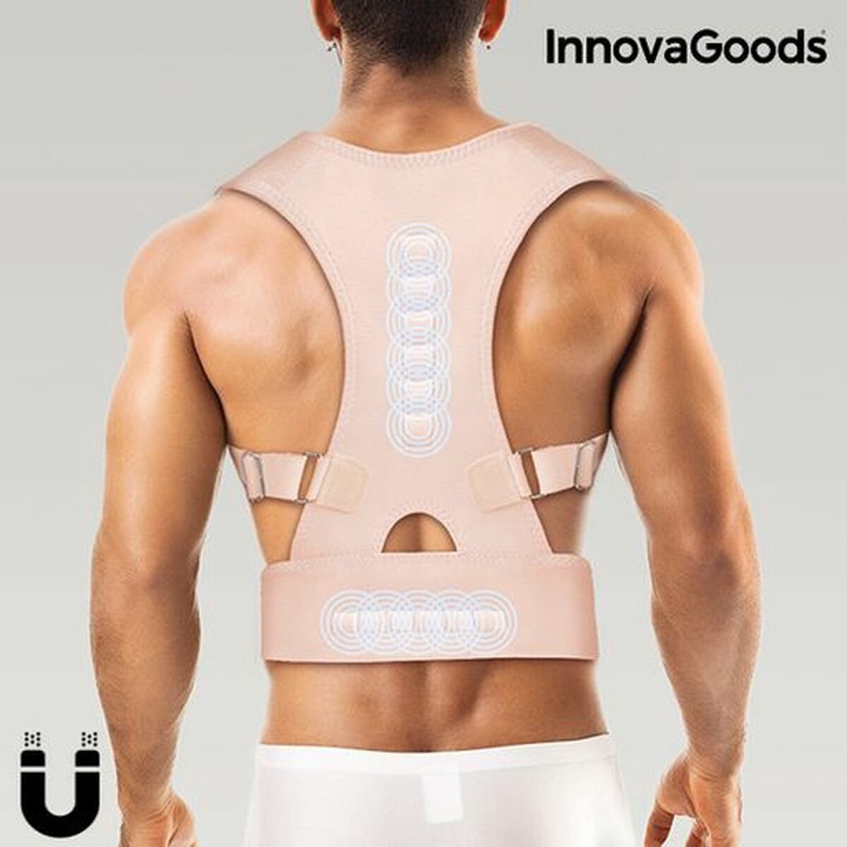 Magnetic Back Support InnovaGoods - Innovagoods
