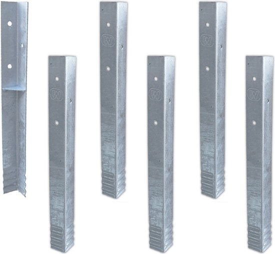 A.S.F. Fischer verstelbaar / Paalhouder verstelb 20x500/250 vz, 10