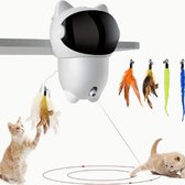 Draadloze Kattenlaser met Veertje - Interactief Speelplezier voor Binnen - LuxeBass