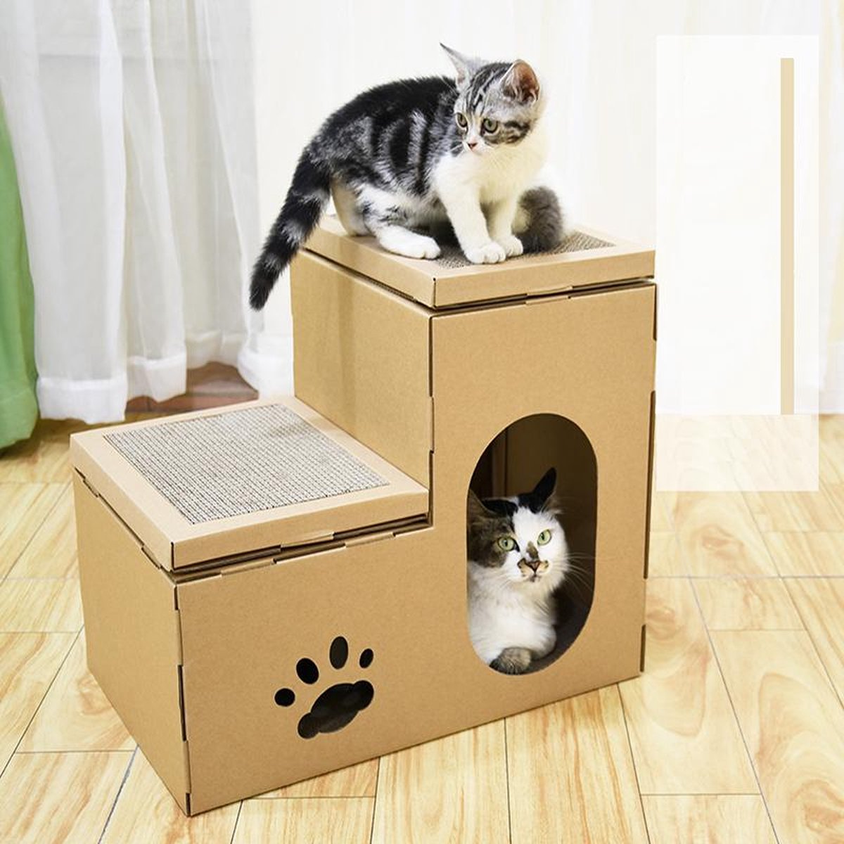 Kattenhuis krab-speel huis voor poezen en katten
