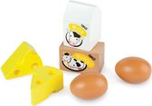 Speelgoedeten - Eieren & zuivel - In een kratje