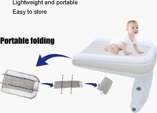 Lit gonflable portable pour bébé, matelas de voyage pour enfants