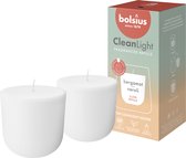 Bolsius - CleanLight - 12 Gegeurde Navullingen - Bergamot & Neroli - Navulbare Geurkaarsen