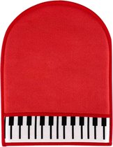 Piano Schoonmaak Handschoen Rood - Microfiber Zachte Reiniging Doek - Herbruikbaar - Handschoen - Schoonmaken Handschoenen Voor Piano Schoonmaken