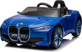 BMW i4 Kinderauto Blauw | 12V