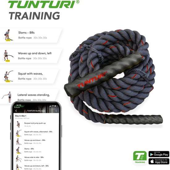 Circuit training corde ondulatoire (battle rope) ! 