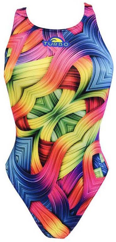 Maillot de bain Turbo Roll multicolore 4XL pour femme