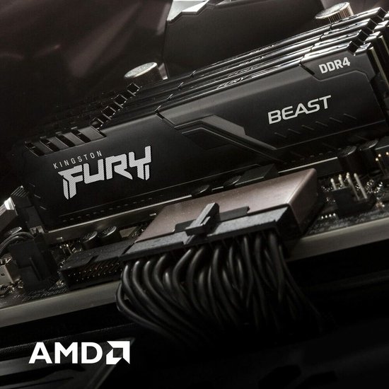 Kingston FURY Beast Black RAM DDR4 - 16GB - 3200 MHz - CL16 | bol