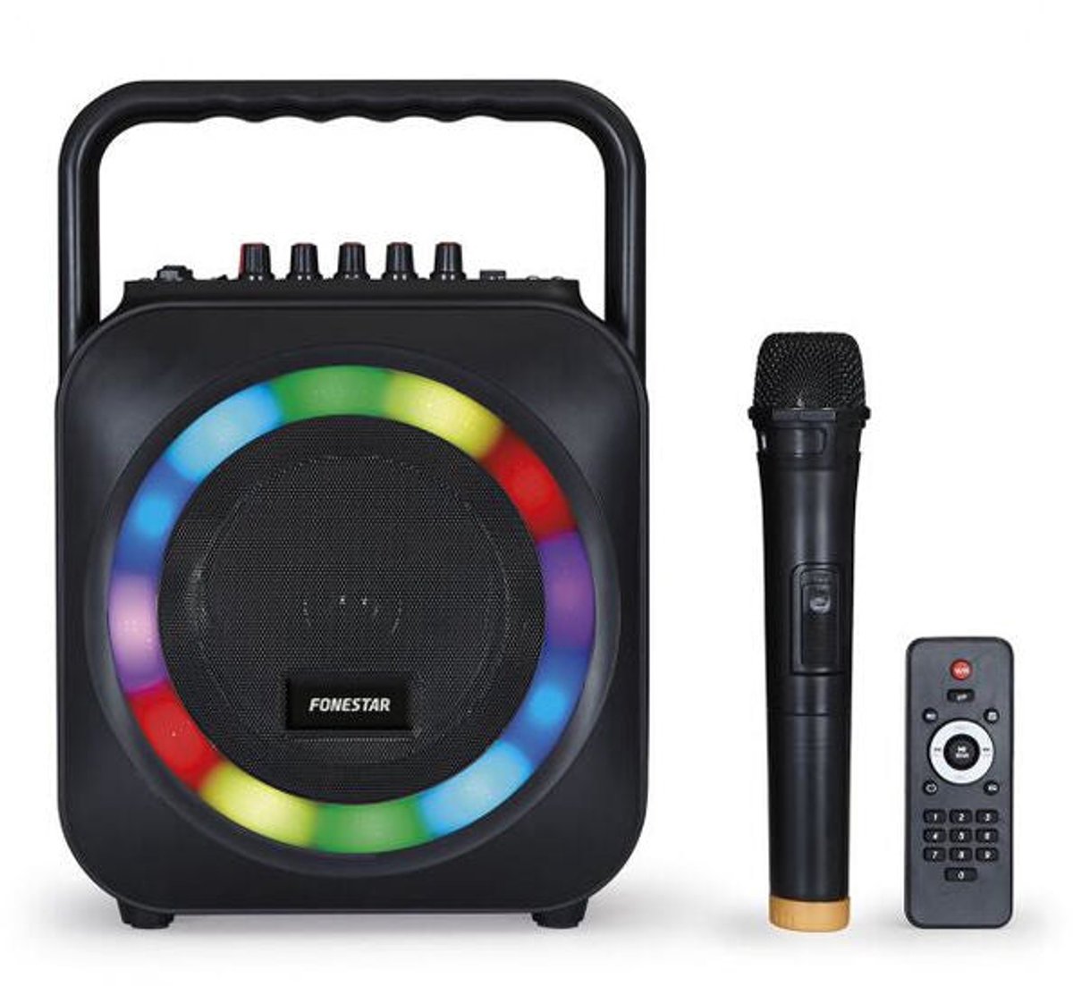 PC-luidsprekers FONESTAR BOX-35LED Zwart Amber