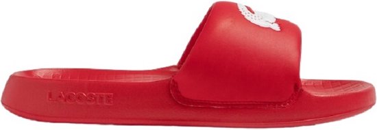 Slippers Lacoste Serve Slide 1.0 Homme Rouge Wit
