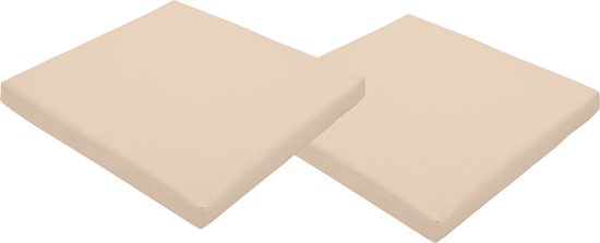 Hypoallergenic Coussin de siège de chaise de jardin antidérapant Coussin hypoallergénique résistant à l' Water Coussinets épais de qualité Groot pour l'intérieur et l'extérieur Ties sécurisées