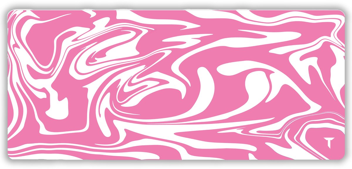 Tommiboi muismat - First collectie Roze - xxl muismat - 90x40 cm – Anti-slip – Grote Muismat
