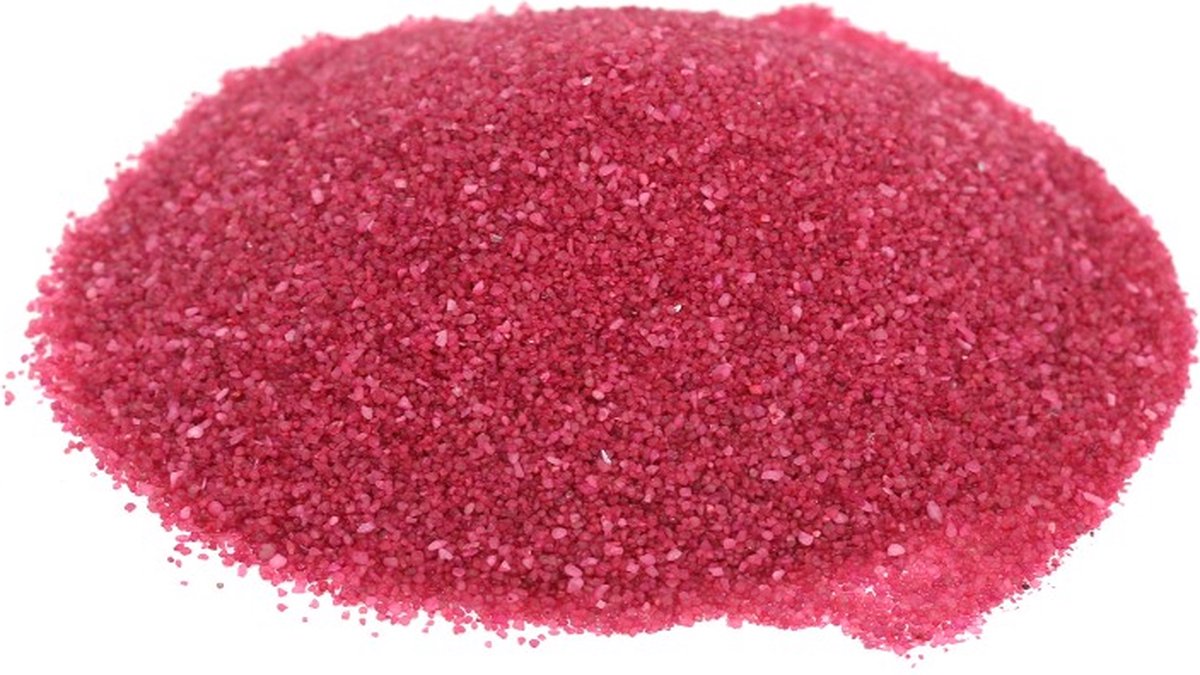 Decoratie zand - FUCHSIA - Decoratiezand - Gekleurd zand - Sierzand - Decoratie zand voor windlichten - Deco zand - Bloemstukken - FUCHSIA - 1000 GRAM