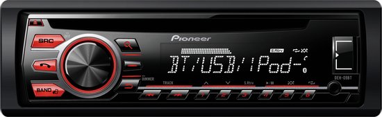Pioneer DEH-09BT - Autoradio - DIN uniquement - Zwart | bol