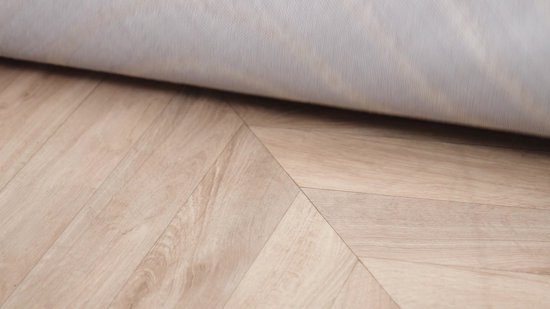 Tapis Poils Ras, Cercle, Salon, Boho Géométrique -Crème - Ø120 cm (Rond) - Tapis Moderne Super Doux