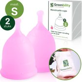 Greenbility Menstruatiecup - Maat S - Duurzaam, Comfortabel en Zero Waste - Milieuvriendelijke Siliconen Cup