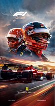 Formule 1 - Badhanddoek - Scuderia Ferrari - 2023 - 70x140 cm -