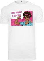 Mister Tee - Only Female Dames T-shirt - L - Wit