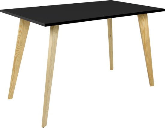 Office Hero® Nordic Bureau - Werktafel - Computertafel - 120 x 65 cm - Zwart