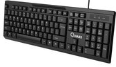 Qware Office - Toetsenbord - Bedraad - USB - Liverpool - Zwart - Qwerty
