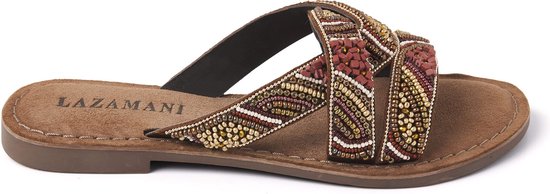 Lazamani Dames Slippers 75.337 Brown